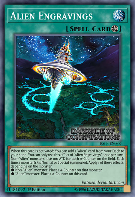 yugioh alien cards Brain - BP03-EN215 - Common GX Cyberdark Impact single card featuring exclusive alien universe design. Alien Card List(All Cards) |