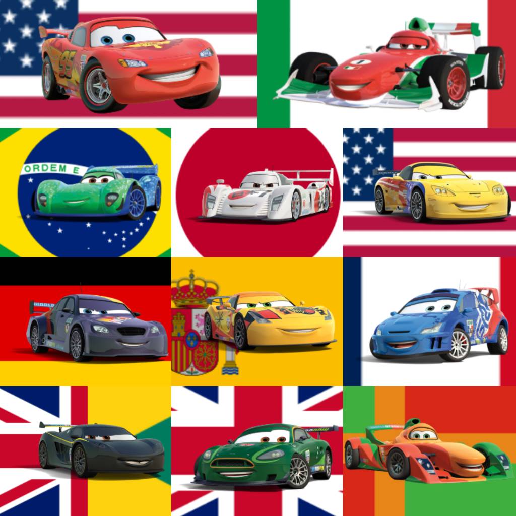 Cars WGP Racers Collage by yalleon on DeviantArt