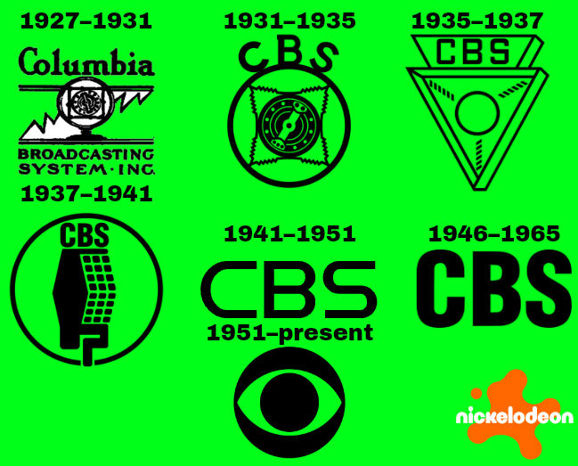 All CBS Logos History by yalleon on DeviantArt