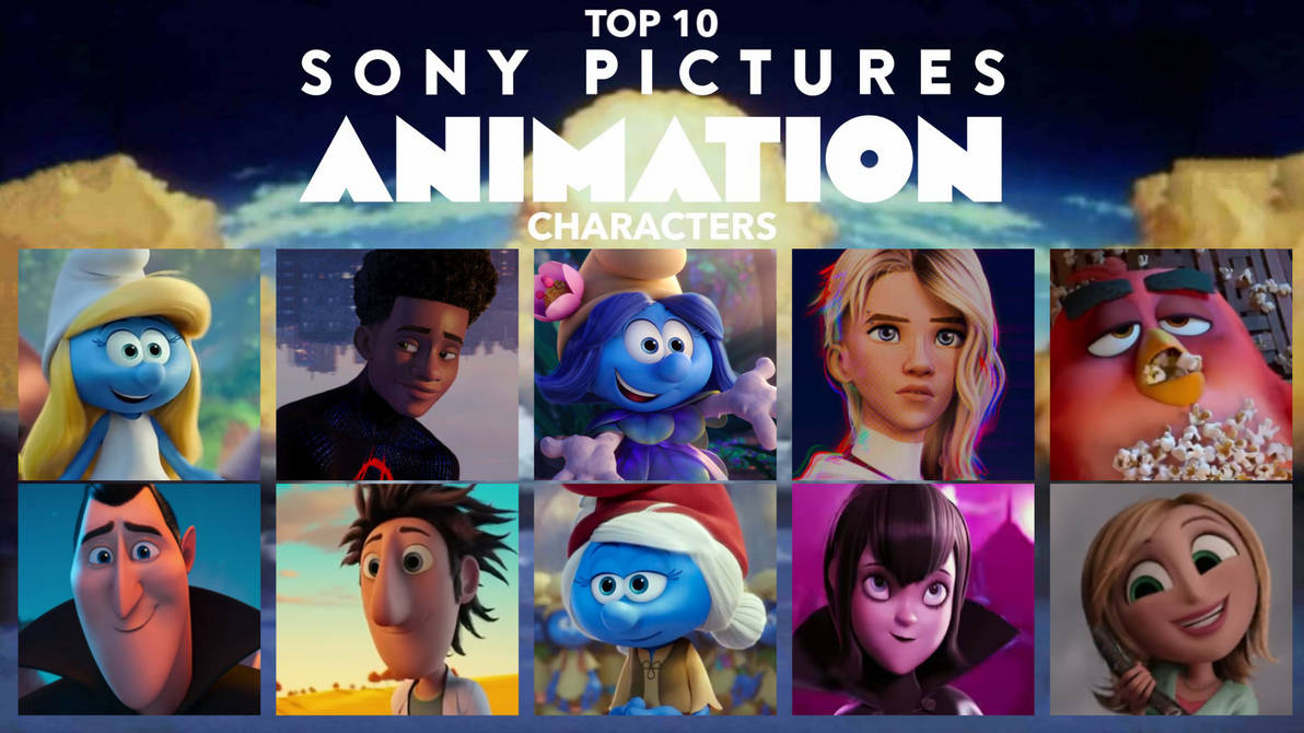 My Top 10 Favorite Sony Animation Characters by JalynR0128 on DeviantArt