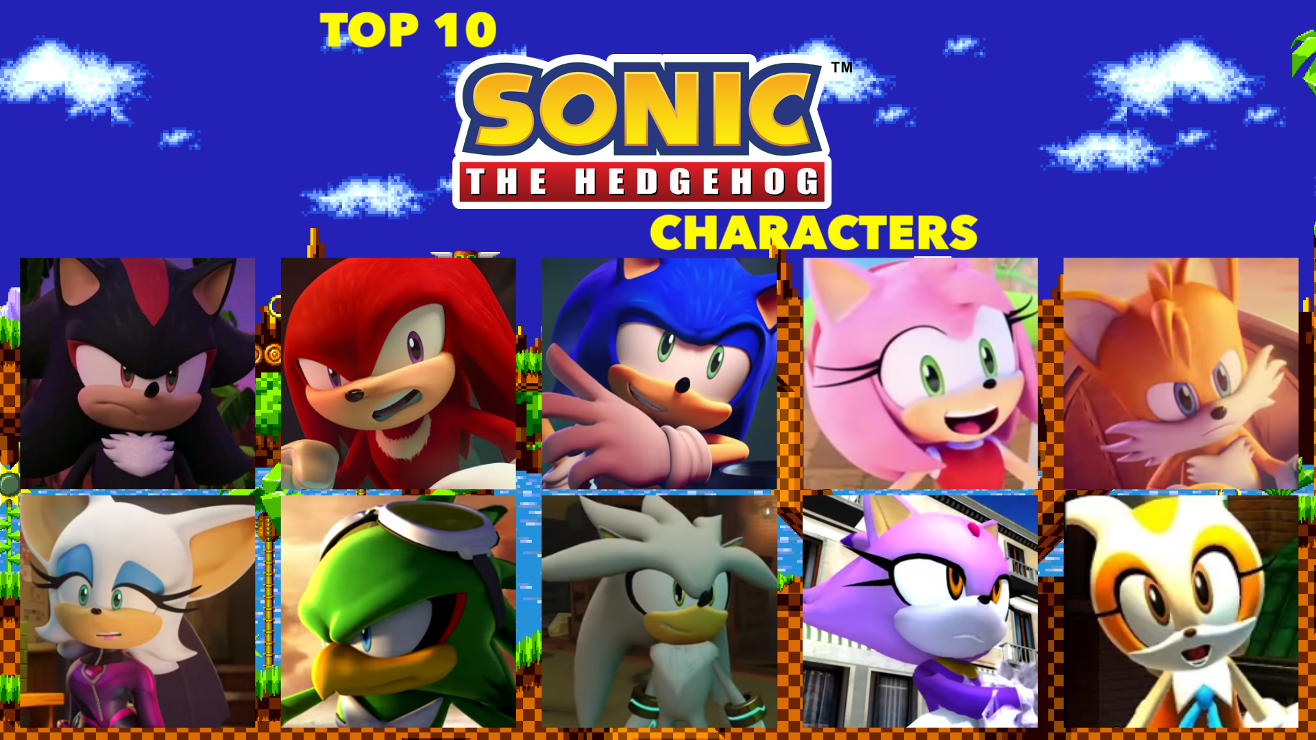 My Top 10 Favorite Sonic The Hedgehog Characters by JalynR0128 on ...