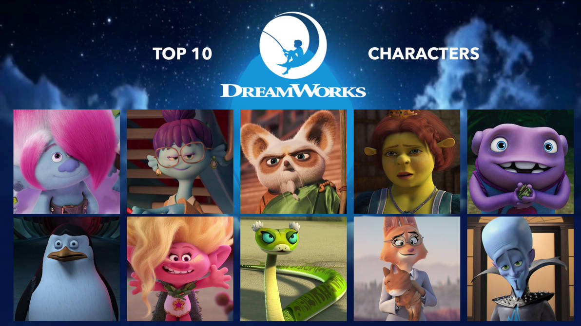 Dreamworks Creating Characters My Top 10 Favorite DreamWorks Characters Pt 3 by JalynR0128 on DeviantArt