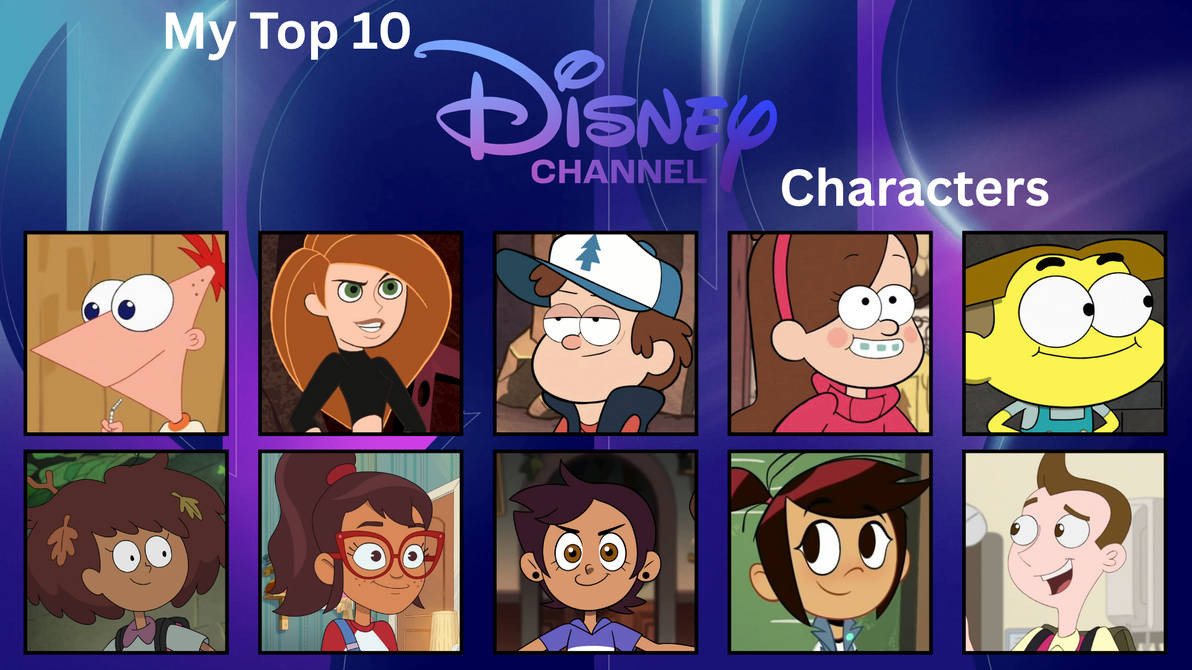 My Top 10 Favorite Disney Channel Characters Pt 1 by JalynR0128 on ...