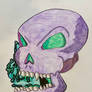 Purple skull