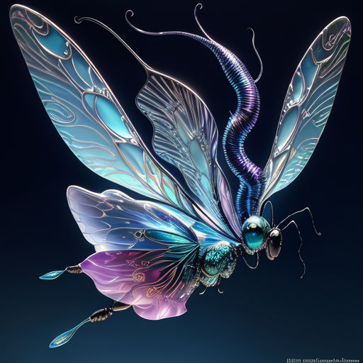 Iridescent-flying-insect-scales-wings-blues-textur by TheSpoonieverseAI ...