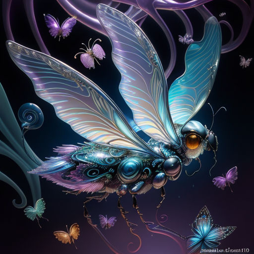 Iridescent-flying-insect-scales-wings-blues-textur by TheSpoonieverse ...