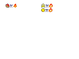 Super Mario 64 December 1995 HUD by Wazza2022 on DeviantArt