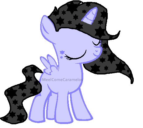 Pony con estrellas png