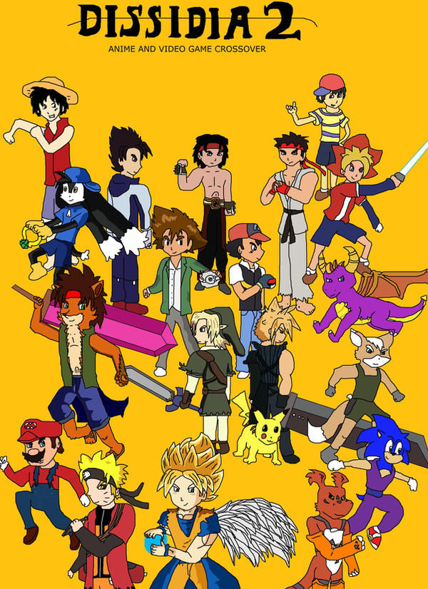 Dissidia 2 Poster by SuperSaiyanCrash on DeviantArt