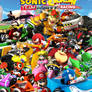 Mario, Sonic and Crash Team Kart Racing