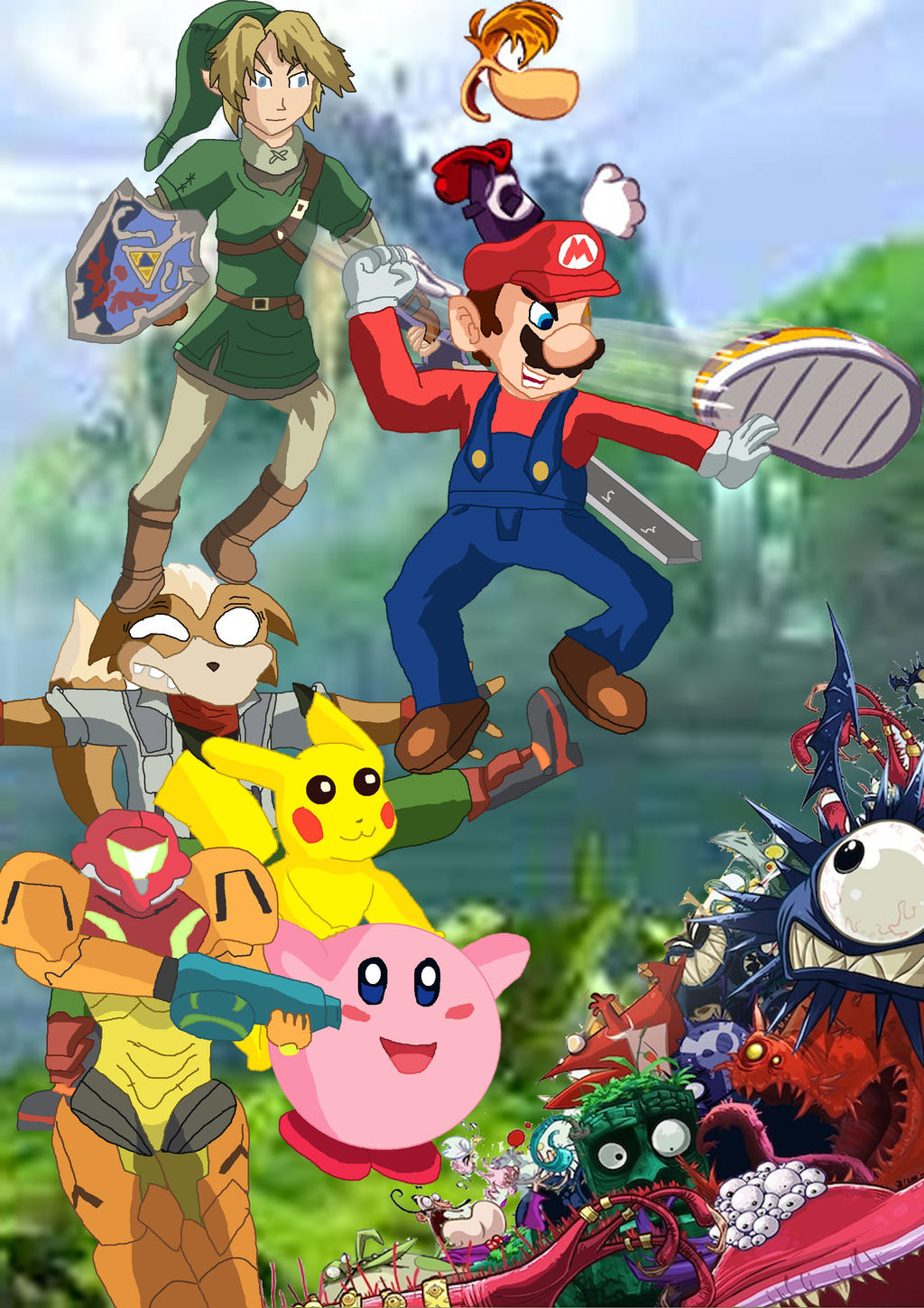 Nintendo and Rayman Legends by SuperSaiyanCrash on DeviantArt