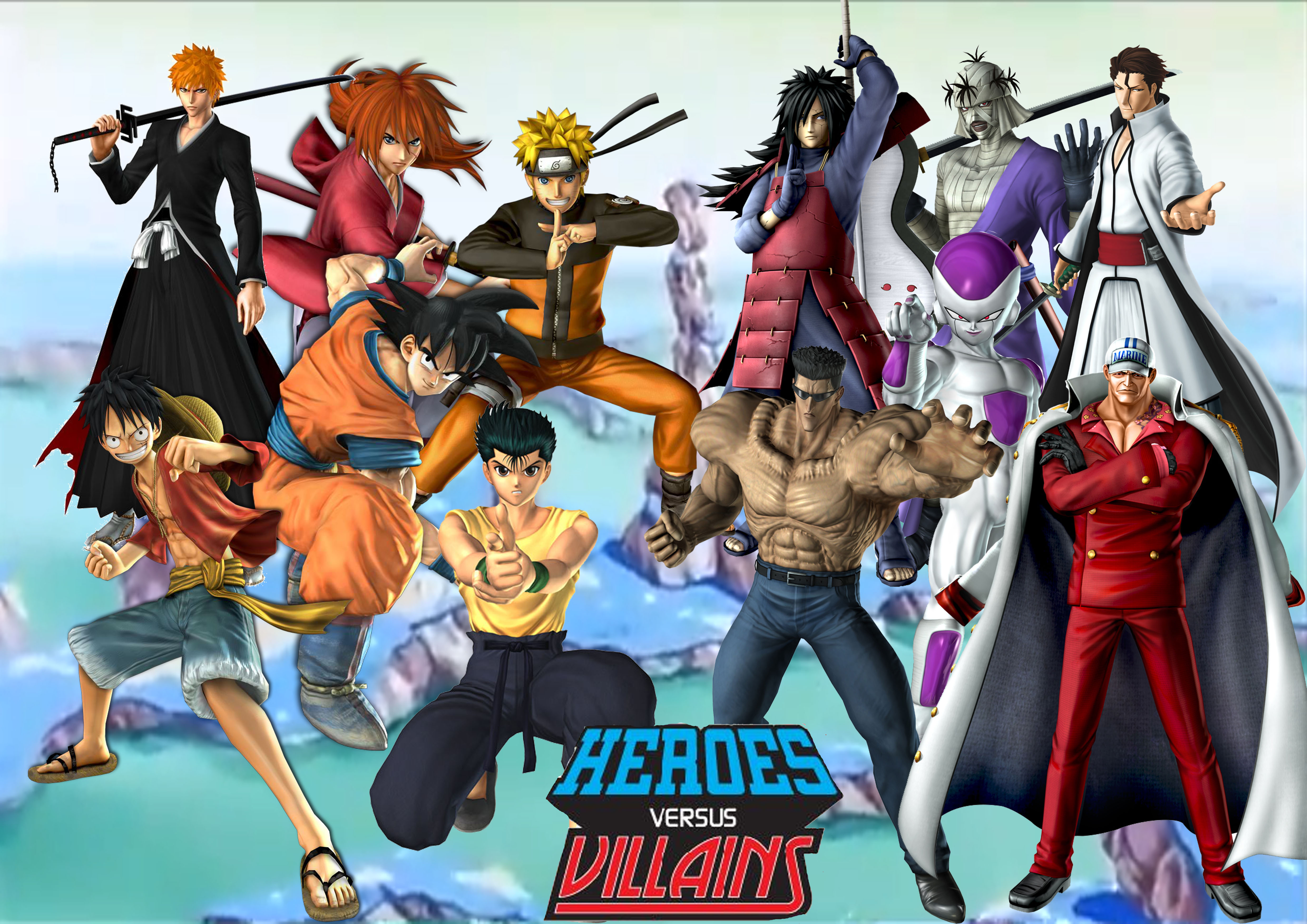 Dragon Ball Z Heroes and Villains by SuperSaiyanCrash on DeviantArt