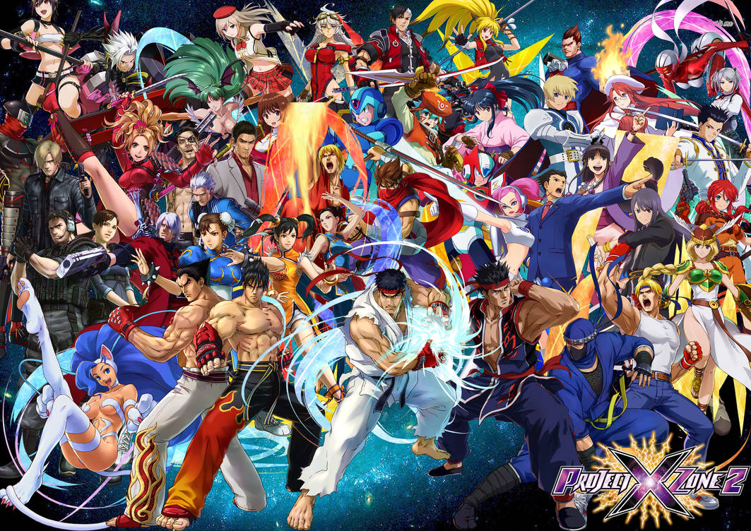 Capcom collection. Namco x Capcom. Sega Capcom. Project x Zone 2. Capcom персонажи.