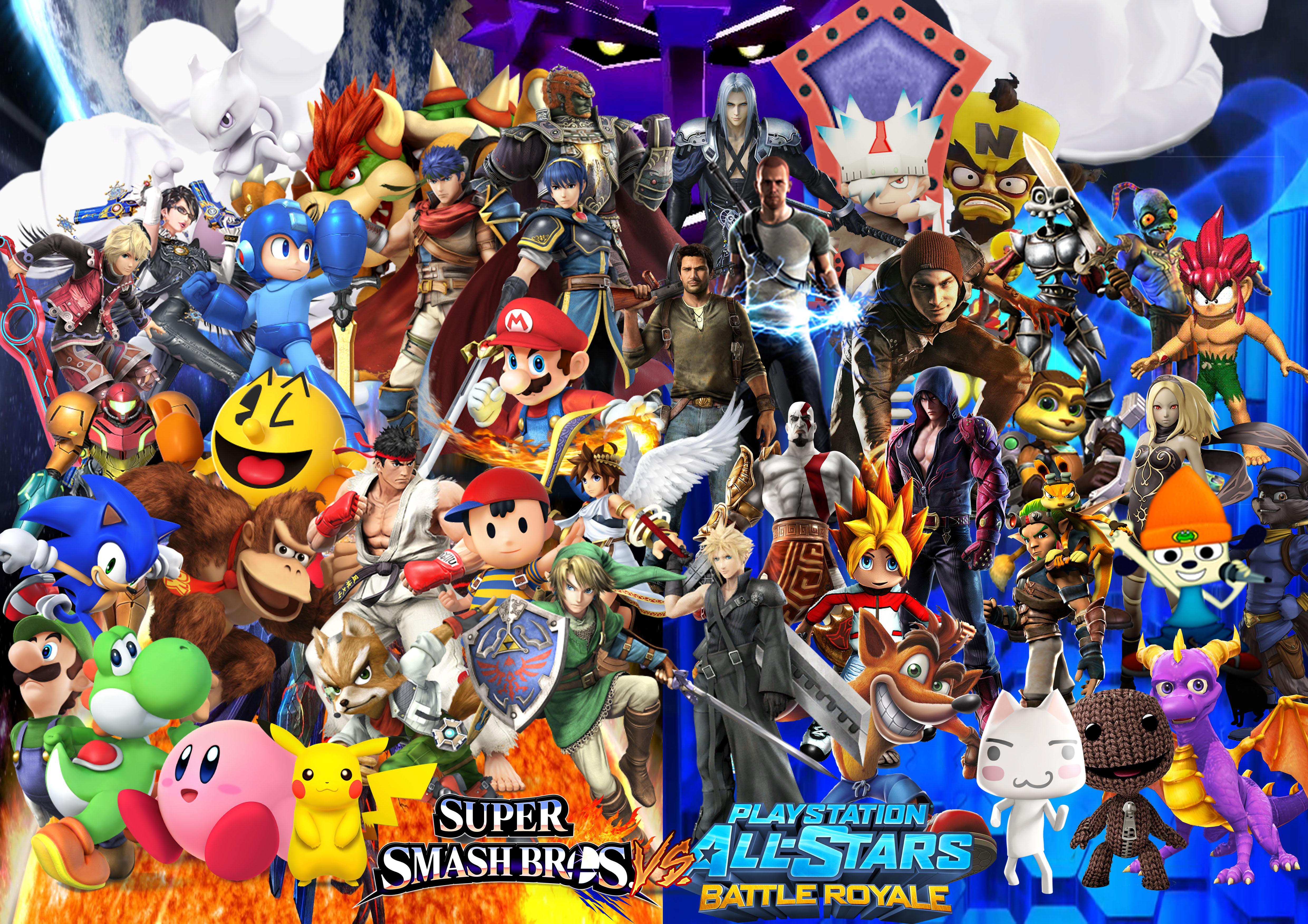 Smash Bros Team Square Enix by SuperSaiyanCrash on DeviantArt