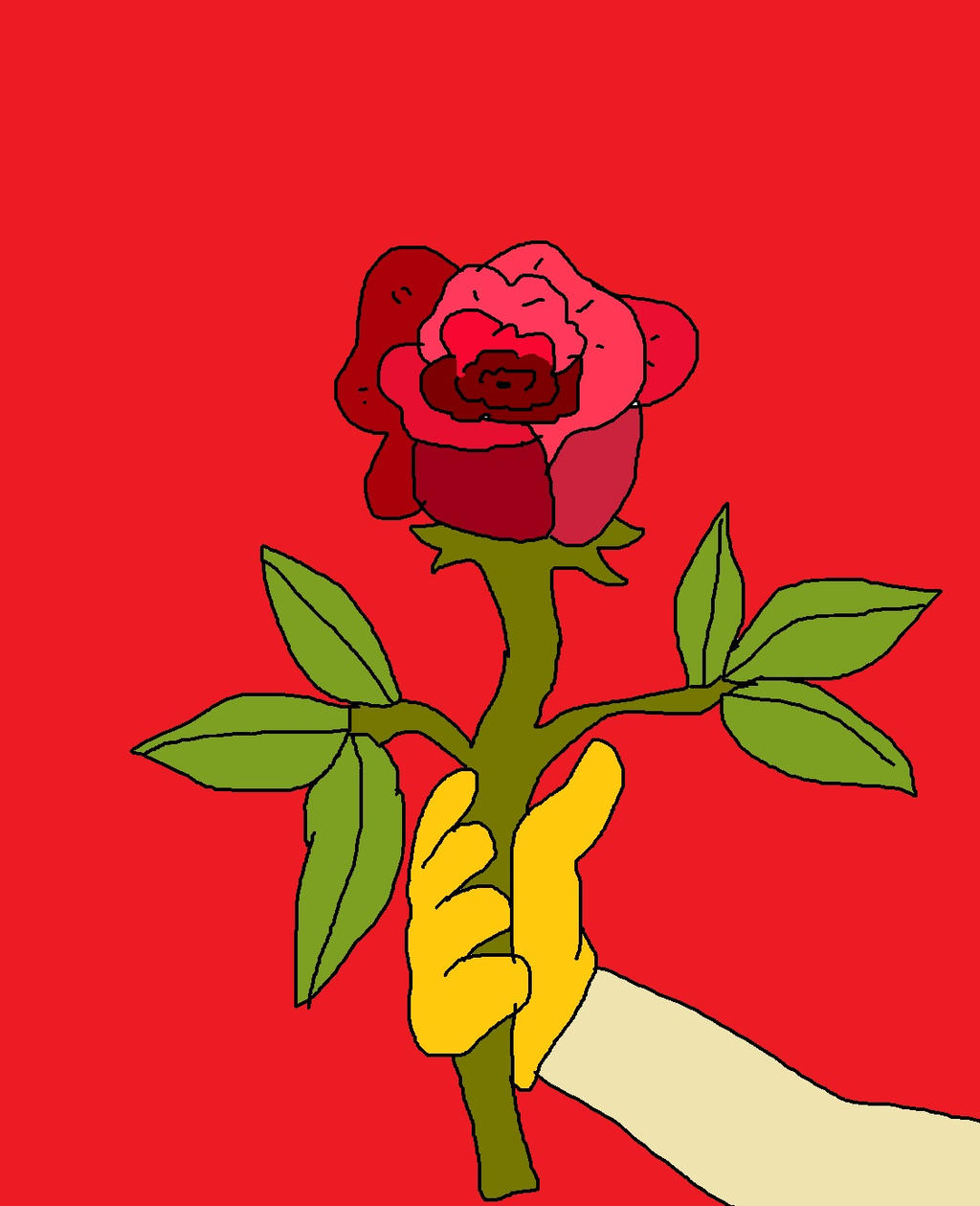 My take on drawing a rose by SuperSaiyanCrash on DeviantArt
