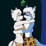 X mas gift 27 Love in the night forest