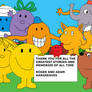 Mr Men Thank You