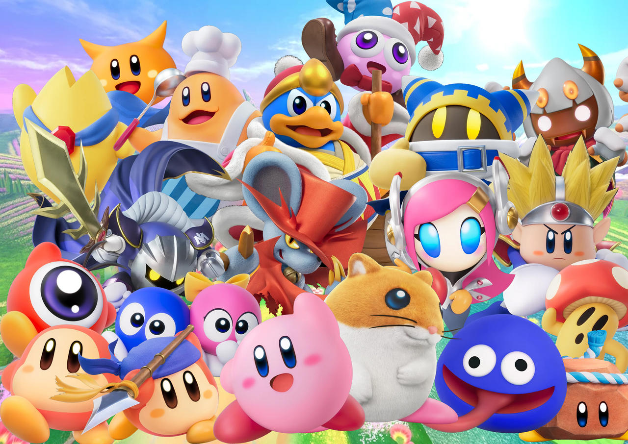 Kirby Air Riders characters so far