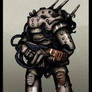 The Seahorse power armor
