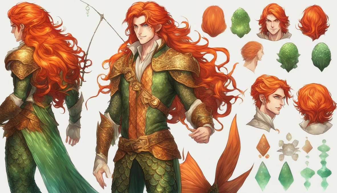 Merfolk 14 by Wcatgal on DeviantArt