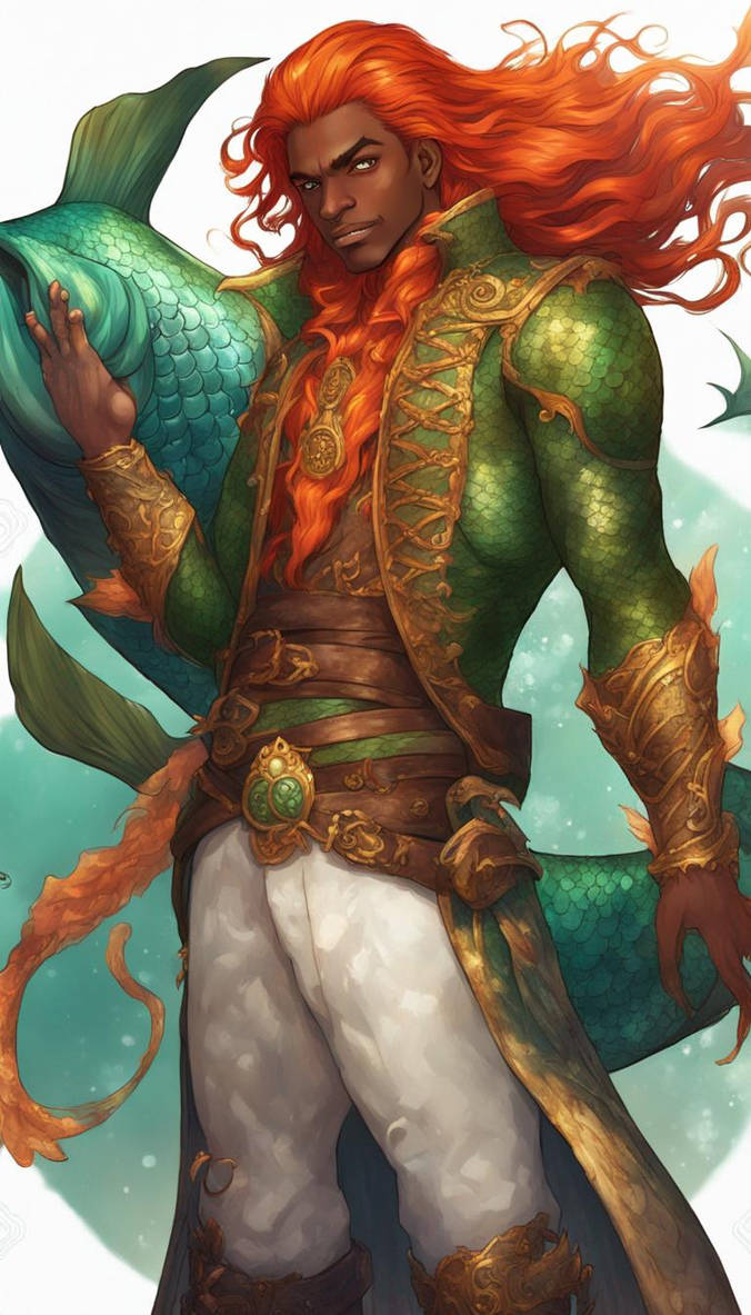 Merfolk Prince 20 by Wcatgal on DeviantArt