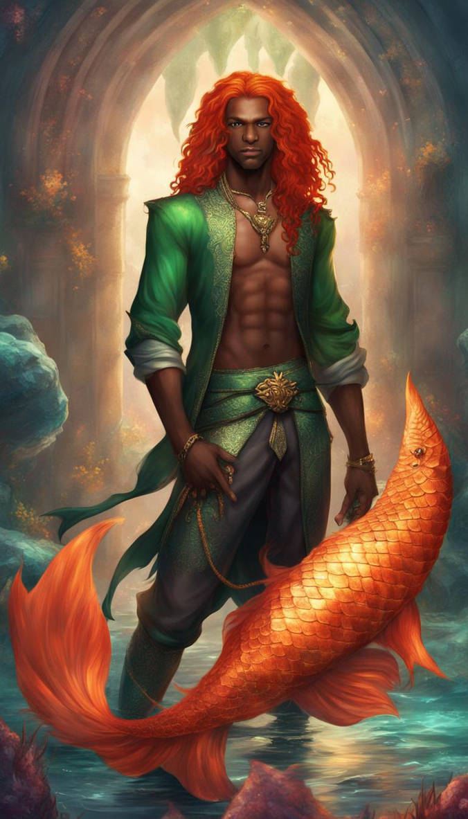 Merfolk Prince 21 by Wcatgal on DeviantArt