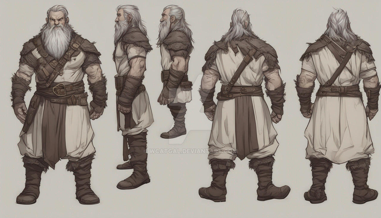 Dwarf Reference Image Dwarf Male Character Reference sheet 5 by Wcatgal on DeviantArt