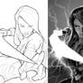 Psylocke Cover Process