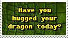 Hug Your Dragon stamp