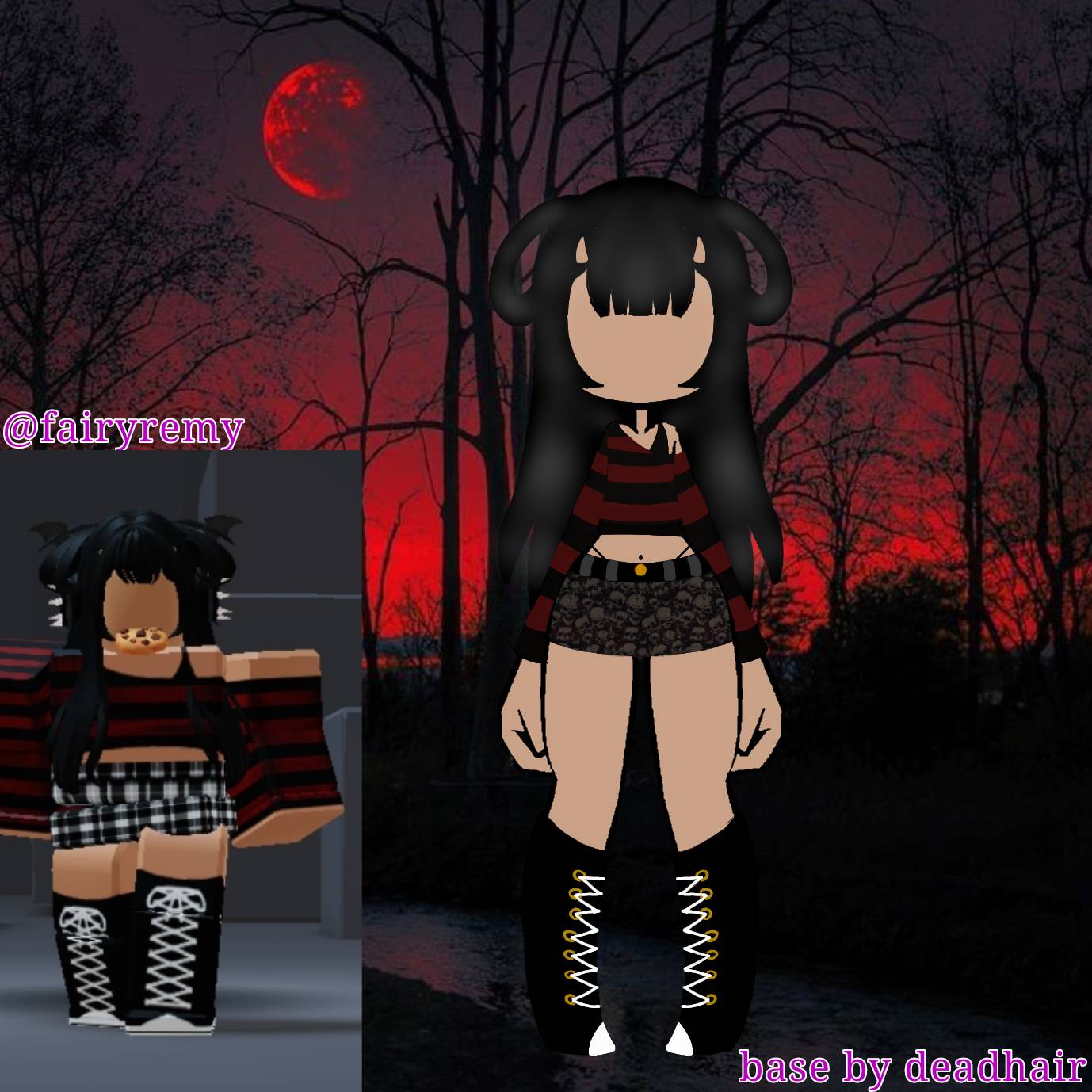 Avatar Outfits Emo/Goth - Roblox