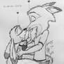 Judy and Nick... kiss of love