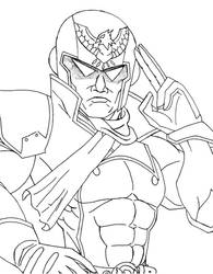 Captain Falcon - Lineart