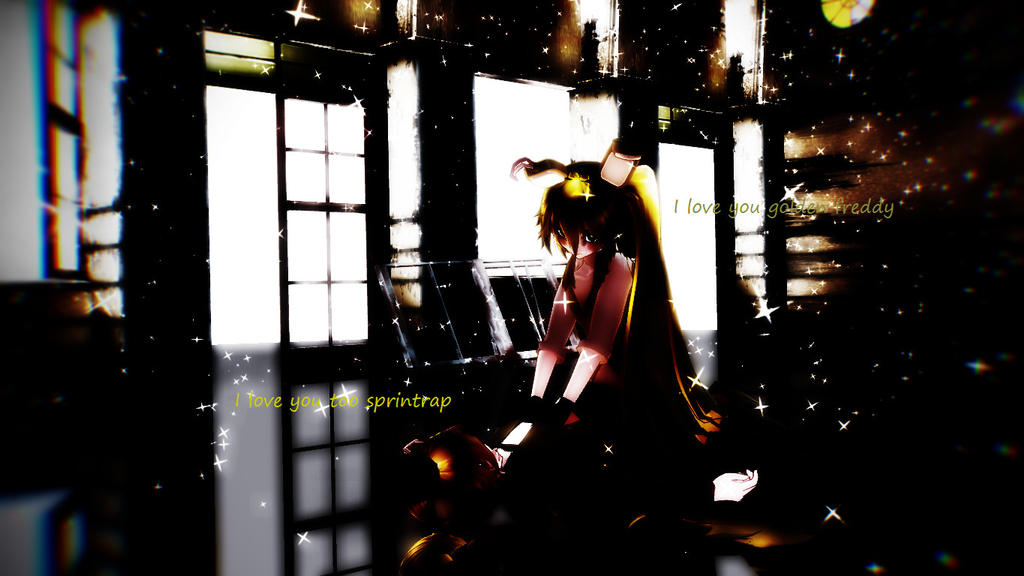 Mmd Fnaf Springtrap X Golden Freddy by sailormars5 on DeviantArt