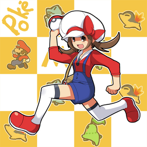 Girl Pokemon Trainer:Mario?