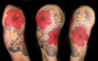 Flower Half Sleeve