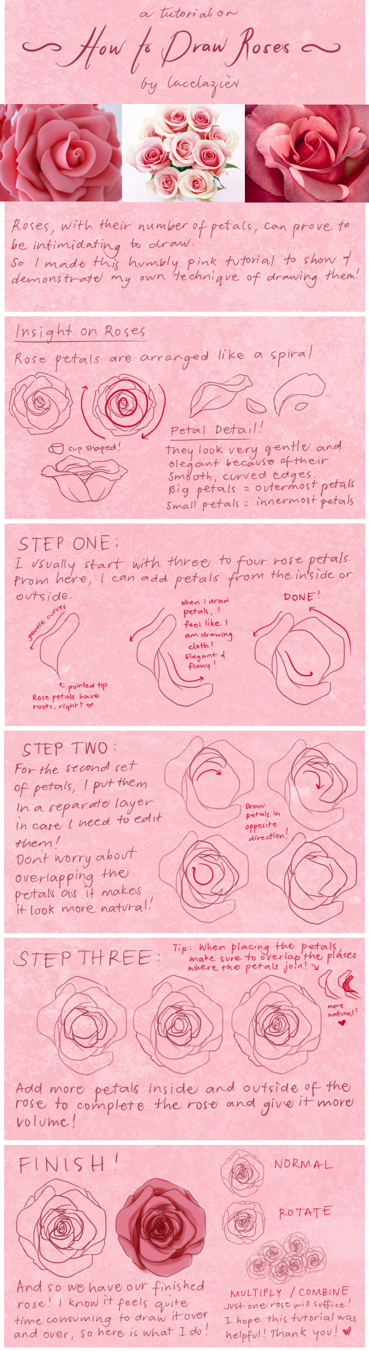 Tutorial: How To Draw Roses