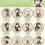 Touken Ranbu - Button Pins -