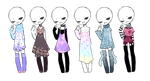 SP Outfit Adopts (1/6 OPEN) by ImaginationTrap