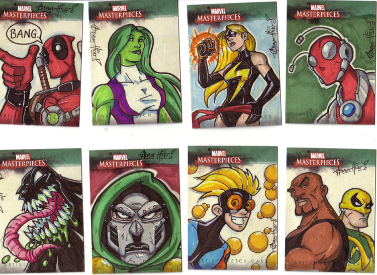 MM3 sketch cards 1 of 5