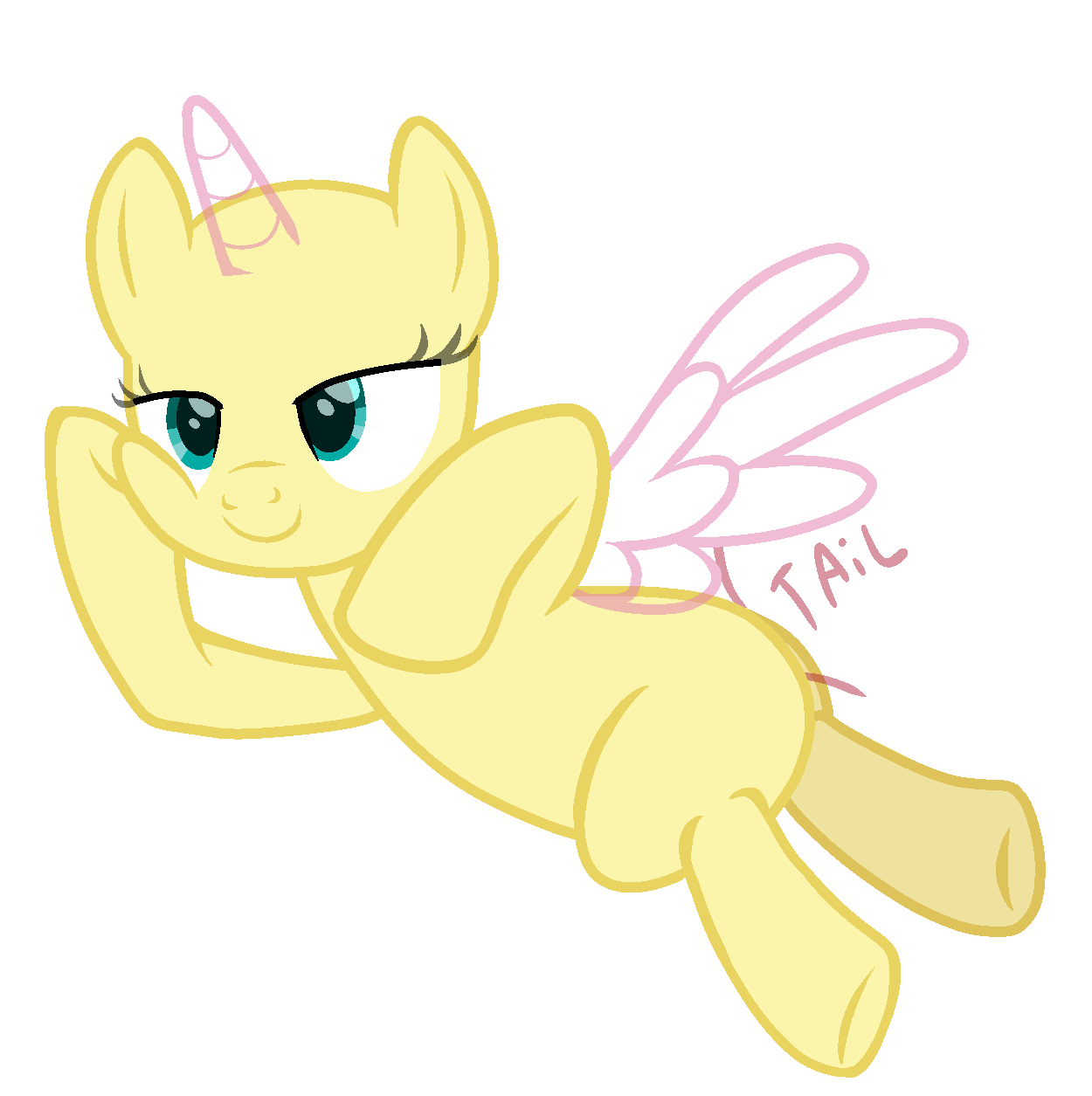 I Didnt See You There base by FluttersBases