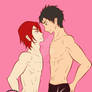 Rin y Sosuke - Free Eternal Summer