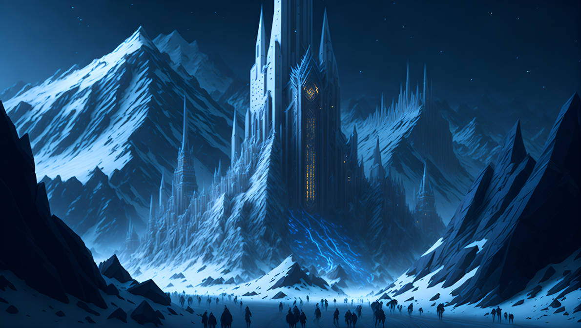 A regal ancient frozen city by Zapalvaros on DeviantArt