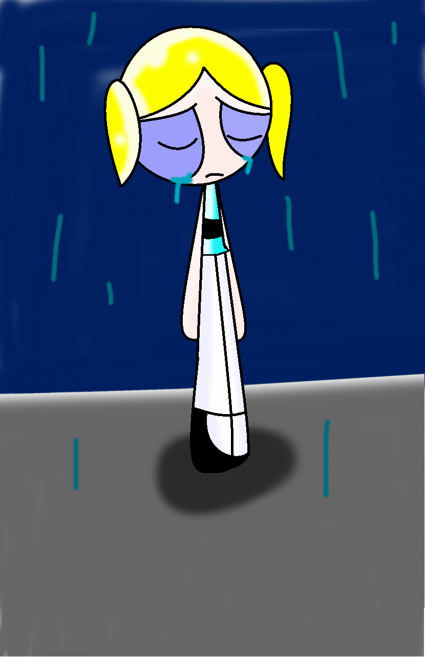 Powerpuff Sad Bubbles Powerpuff Girls Sad