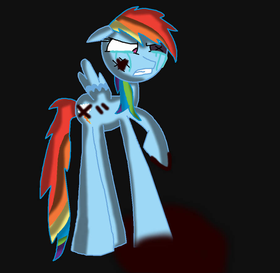 Mlp Injured Ranbow Mlp Rainbow Pain by ladynasweet on DeviantArt