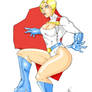 PowerGirl Colored