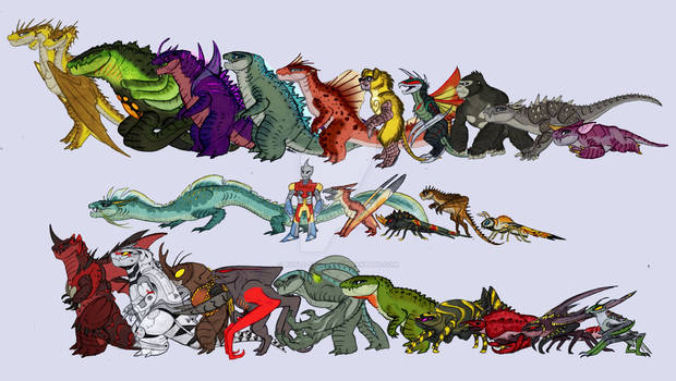 Legendary Kaiju Lineup