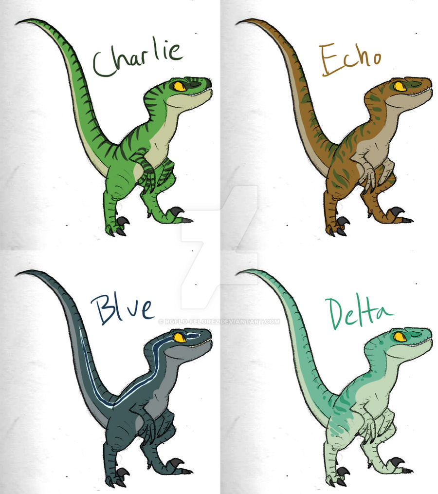 Raptors - Jurassic World by RoFlo-Felorez on DeviantArt