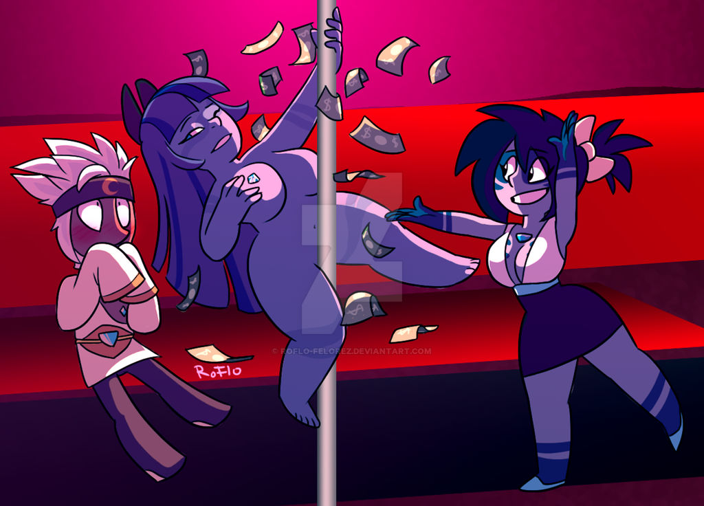 Commission - Stripper Gem (the Squeakuel) by RoFlo-Felorez