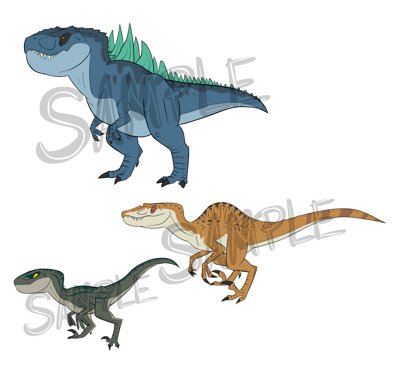 T Rex Raptr T Rex x Raptors SOLD!! by RoFlo-Felorez on DeviantArt