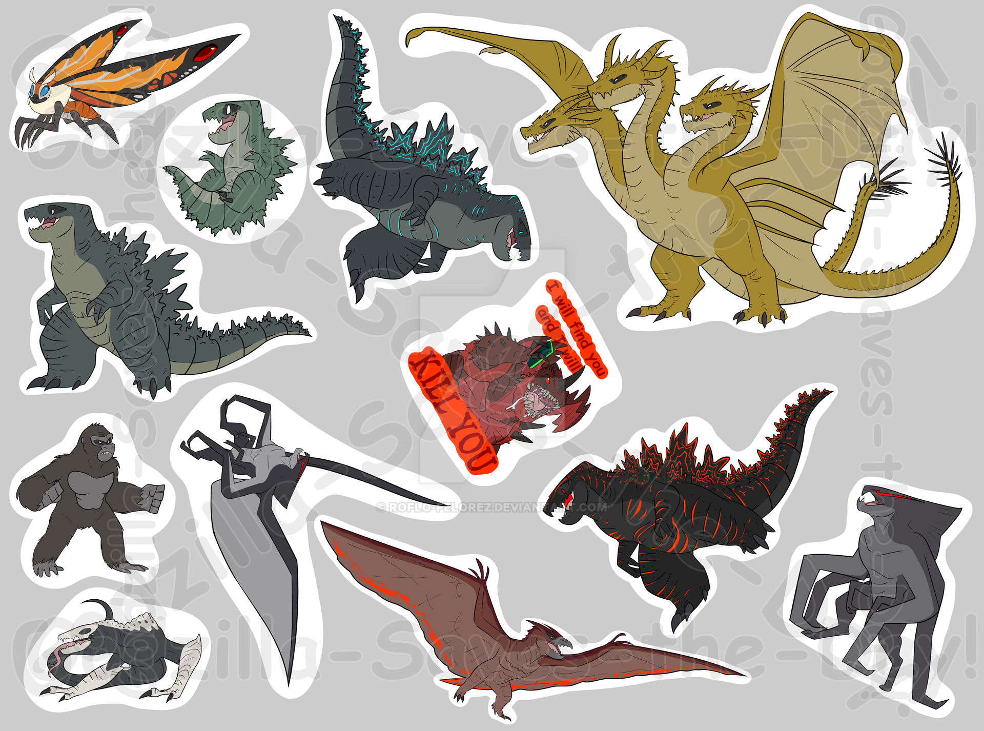 GSTD Sticker Sheet A 6x8 by RoFlo-Felorez on DeviantArt